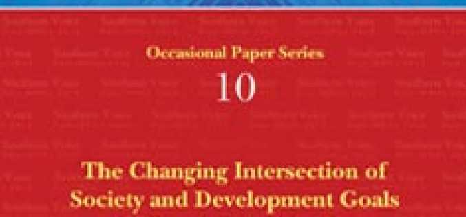 The changing intersection of society and development goals: An examination aimed at improving policy-making