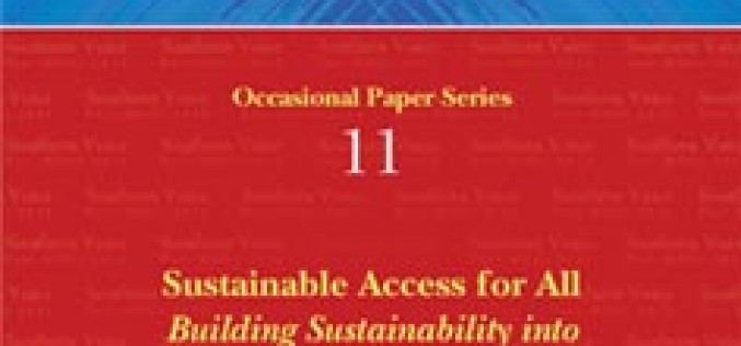 Sustainable Access For All: Building Sustainability into Universal Energy Access