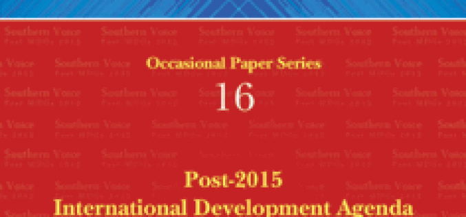 Post-2015 International Development Agenda: Exploring Issues Related to Means of Implementation