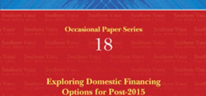 Exploring Domestic Financing Options for Post-2015 Development Agenda in Selected Sub-Saharan African Countries