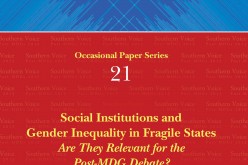 Social Institutions and Gender Inequality in Fragile States: Are They Relevant for the Post-MDG Debate?