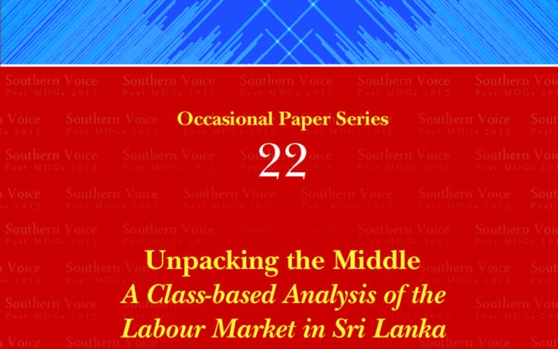 Unpacking the Middle: A Class-based Analysis of the Labour Market in Sri Lanka