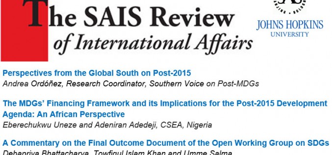 Southern Perspectives on Post-2015 issues: Three publications