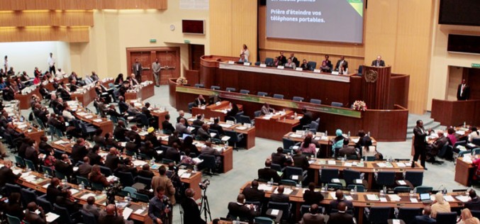 Suwadu Sakho-Jimbira and Ibrahima Hathie  at High Level Conference on Data Revolution – a side event of the 8th AU-ECA Conference of Ministers at Addis Ababa, Ethiopia