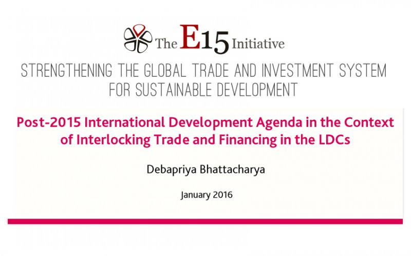 Post-2015 International Development Agenda in the Context of Interlocking Trade and Financing in the LDCs