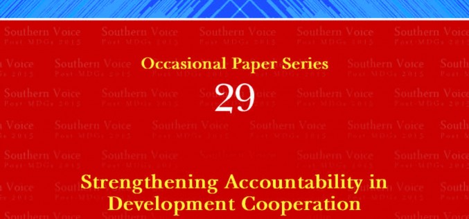 STRENGTHENING ACCOUNTABILITY IN DEVELOPMENT COOPERATION – Role of GPEDC Monitoring Indicators in the context of Agenda 2030 and AAAA