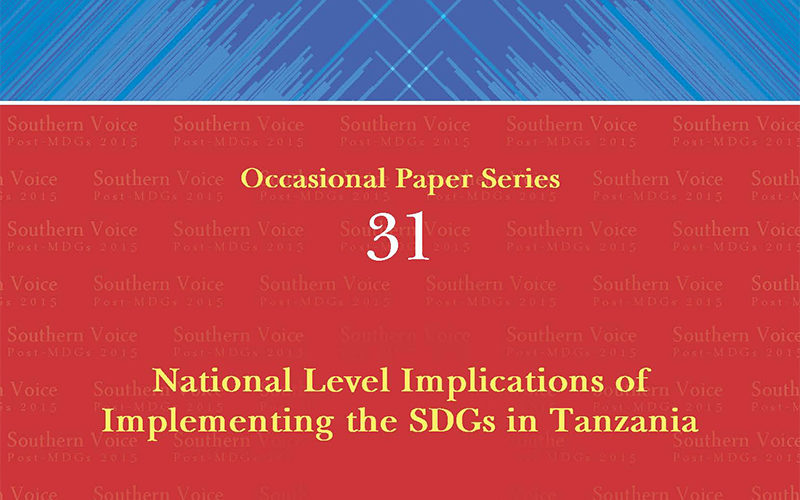 National Level Implications of Implementing the SDGs in Tanzania