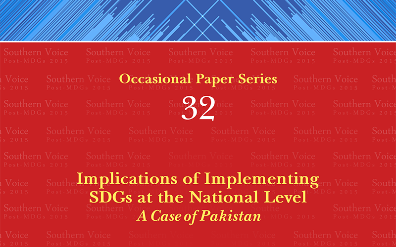 Implications of Implementing SDGs at the National Level: A Case of Pakistan