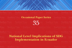 National Level Implications of SDG Implementation in Ecuador