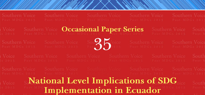 National Level Implications of SDG Implementation in Ecuador