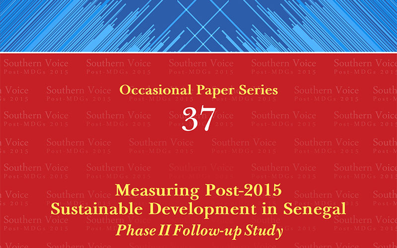 Measuring Post-2015 Sustainable Development in Senegal Phase II Follow-up Study