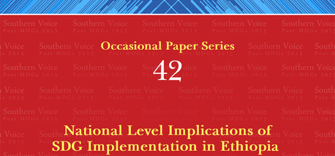 National Level Implications of SDG Implementation in Ethiopia