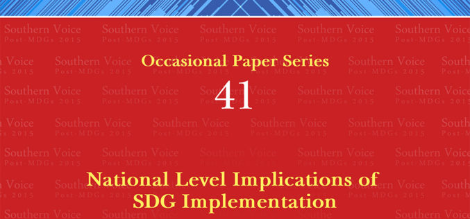 National Level Implications of SDG Implementation: The Case of Sri Lanka