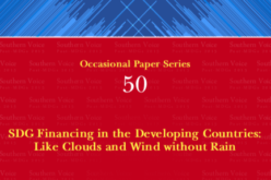 SDG Financing in the Developing countries: Like Clouds and Wind without Rain