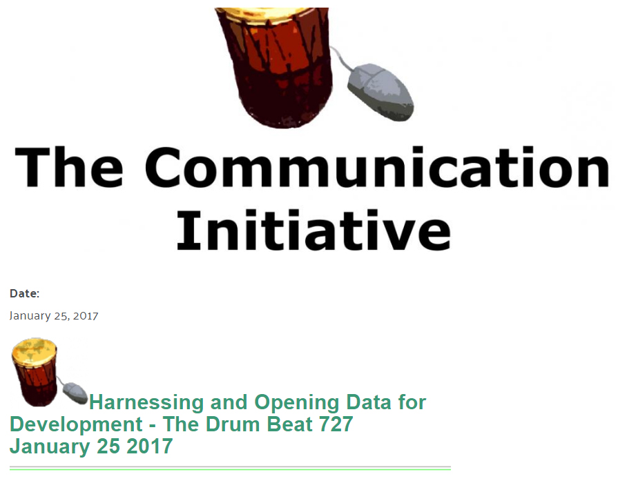 The Drum Beat 727 Implementing Agenda 2030 Unpacking the Data Revolution at Country Level1